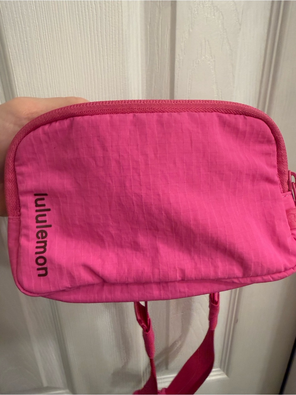 Lululemon Sonic Pink mini belt bag